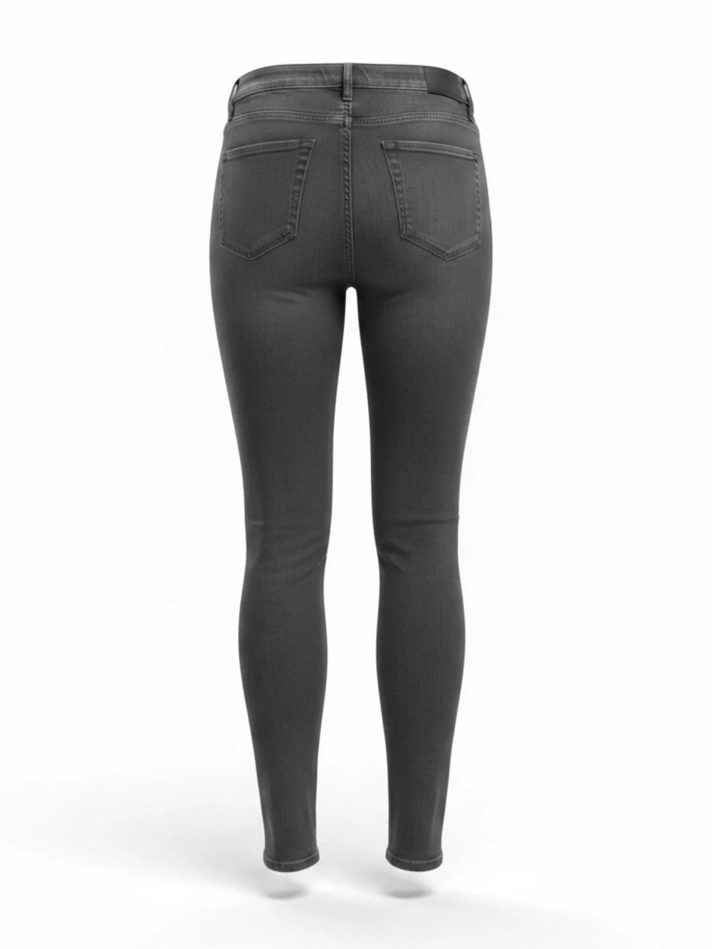 Slim Fit Women’s Jeans in Gray - Unbranded